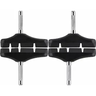 M-Wave Remblokken MTB - 70mm Cantilever - Asymmetrisch - Aluminiumvelgen - Set van 4