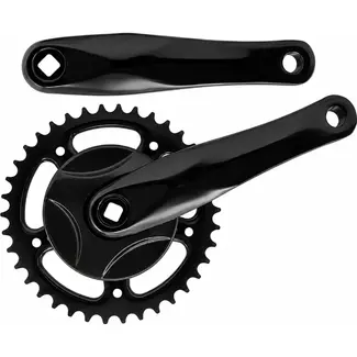 Falkx FB1101C Crankstel alu zwart [p] - aluminium - 170 mm - zwart - voor fietsgebruik - aantal 1