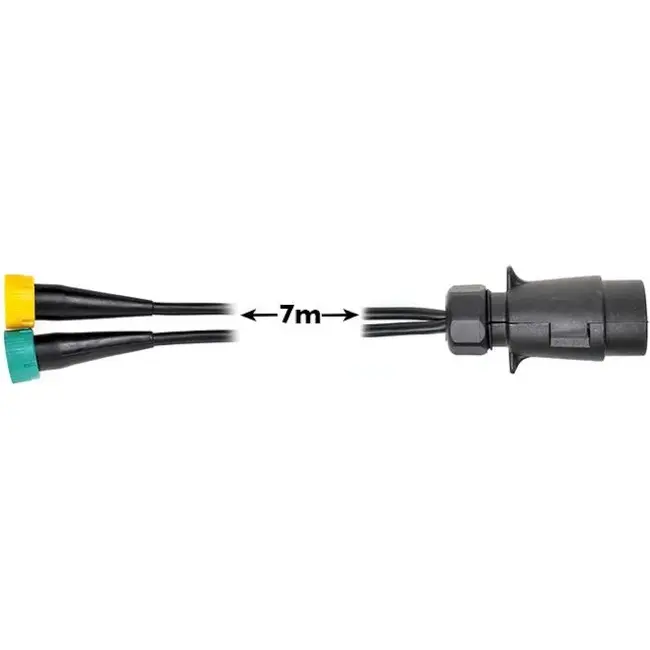 ProPlus Kabelset - 7 meter - 7-polige stekker naar 2x 5-polige connector