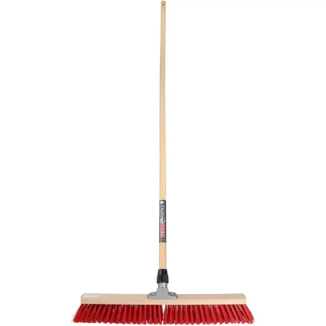 Talen Tools Straatbezem – Nylon – 60 cm breed – Houten Steel 160 cm