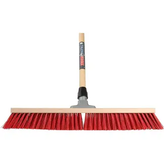Talen Tools Straatbezem – Nylon – 60 cm breed – Houten Steel 160 cm
