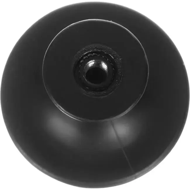 Ruhhy Meubelknoppen Zwart – Set van 10 – Rond – Schroefmontage – Modern Design