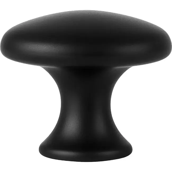Ruhhy Meubelknoppen Zwart – Set van 10 – Rond – Schroefmontage – Modern Design
