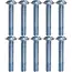 Ruhhy Meubelknoppen Zwart – Set van 10 – Rond – Schroefmontage – Modern Design