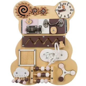 Kruzzel Beer Manipulatiebord 10-in-1: Educatief en Interactief Speelgoed