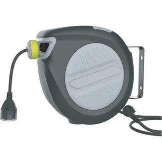 Benson Elektrahaspel 20 meter - 20 m - voor tuinbewatering en onderhoud - lengte 20 meter - voor bewatering rond huis en terras