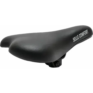 Selle Comfortabel kinderfietszadel - universeel - zwart - voor 16-22 inch fietsen