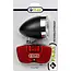 Falkx Retro LED fietsverlichtingsset - koplamp en achterlicht met reflector - inclusief batterijen