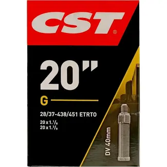 CST Binnenband 20x1 3/8 - ETRTO 28/37-438/451 - Dunlop ventiel 40mm - Geschikt voor 20-inch wielen