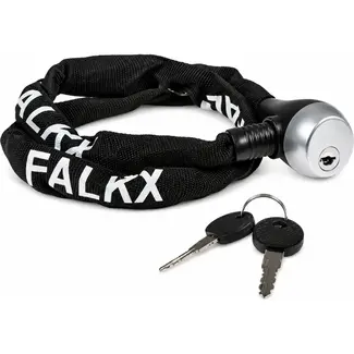 Falkx Kettingslot - 3.5 mm dik - 800 mm lang - Zwart - Nylon hoes