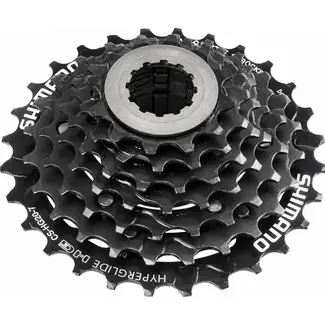 Shimano 7-speed cassette - 12-28 tanden - zwart - duurzame zinkfosfaat coating - soepele schakeling