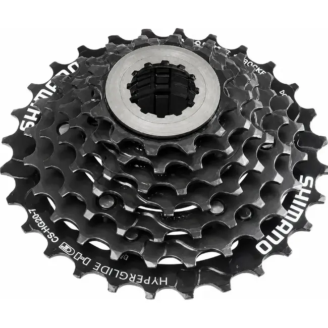 Shimano 7-speed cassette - 12-28 tanden - zwart - duurzame zinkfosfaat coating - soepele schakeling