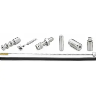 Slurf Universele versnellingskabel - zwart staal - 250 cm - 12-draads - Sturmey Archer compatibel