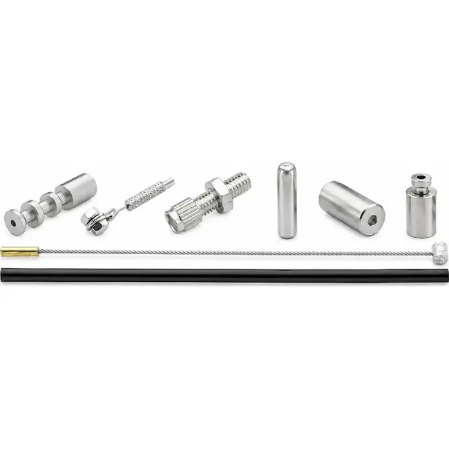 Slurf Universele versnellingskabel - zwart staal - 250 cm - 12-draads - Sturmey Archer compatibel