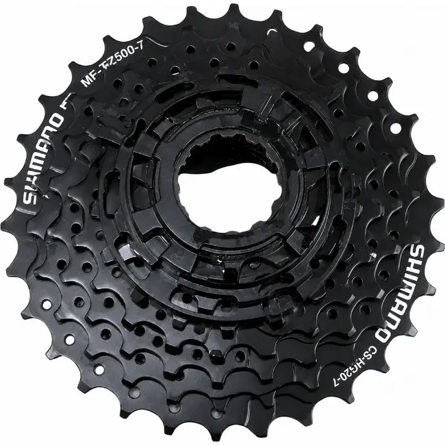 Shimano 8-speed cassette zwart - CS-HG31-8 voor HG en IG kettingen op een passende fiets met derailleur
