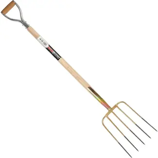 Talen Tools Ergonomische Mestvork met D-greep - 85cm - 5 Tanden voor Tuinwerk