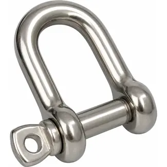 Seilflechter Korte D-sluiting - RVS - 6 mm - 180 kg - Bestand tegen zoet en zout water