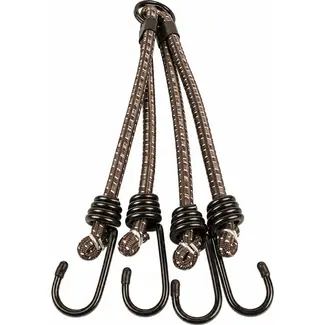 Bibia Snelbinder met 4 armen - Elastisch - 10 mm x 60 cm - Voor fietsen en outdooractiviteiten