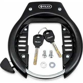 Falkx Ringslot zwart - extra breed - 82mm - spatbordbreedte