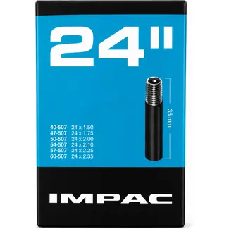 Impac Binnenband 24x1.5-2.35 - Auto/Schrader Ventiel 35mm - Betrouwbare Fietsprestaties