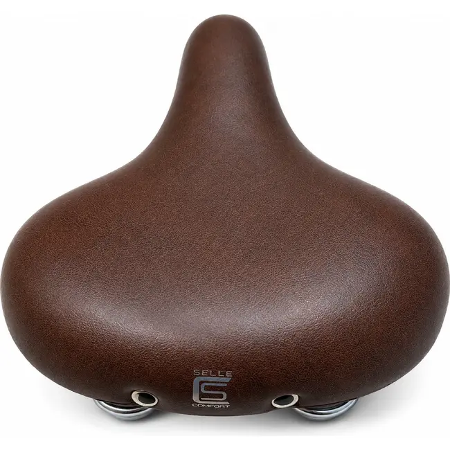 Selle Comfort Retro fietszadel - Medium - Bruin - Smart foam - Ergonomisch ontwerp