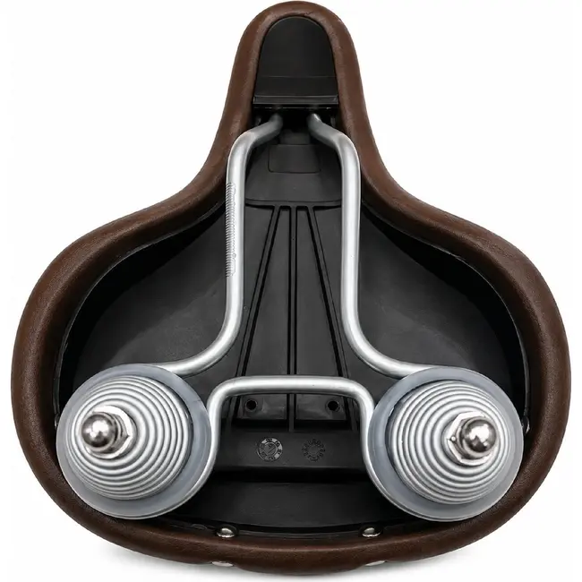 Selle Comfort Retro fietszadel - Medium - Bruin - Smart foam - Ergonomisch ontwerp