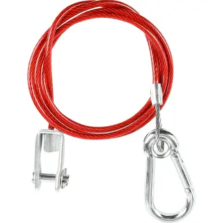 Benson Aanhangwagen breekkabel 1 meter met gaffel - en 000081 - 1 m - voor elektrische klussen - voor montage en aansluiting