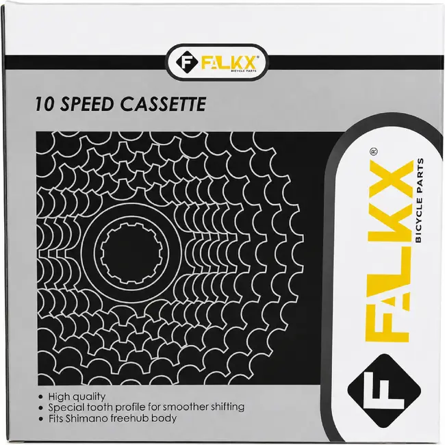 Falkx 10-speed cassette - 11-40T - Lichtgewicht - Duurzaam - Geschikt voor E-bikes en mountainbikes