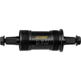 Neco Trapas 119mm - JIS vierkant - BSA draad - Staal en kunststof - Massieve as