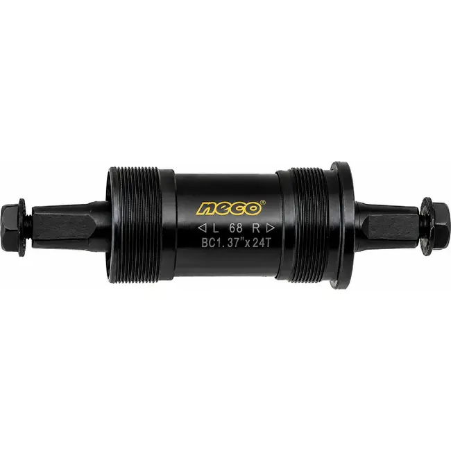 Neco Trapas 119mm - JIS vierkant - BSA draad - Staal en kunststof - Massieve as