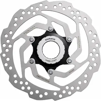 Shimano Remschijf 160mm - Center Lock - Verbeterde warmteafvoer - Voor hars remblokken