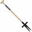 Talen Tools Zuringsteker - Distelsteker - 2 tanden - Essenhouten steel - 85 cm