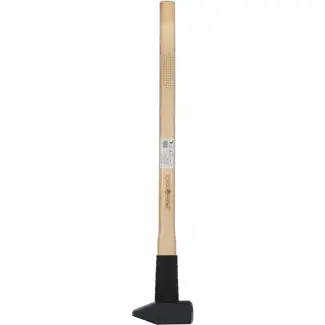 Talen Tools Sloophamer 3 kg met rubberen overslagbeschermer en gewaxte essenhouten steel voor controle
