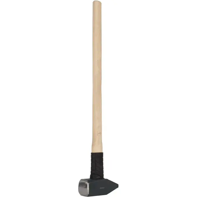 Talen Tools Sloophamer 3 kg met rubberen overslagbeschermer en gewaxte essenhouten steel voor controle