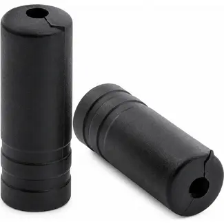 Bofix Kabelhoedje 4.1mm - Bescherming voor Fietskabels - Set van 25 - Zilver/Zwart