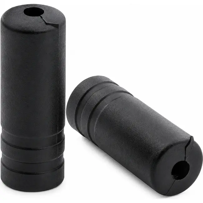 Bofix Kabelhoedje 4.1mm - Bescherming voor Fietskabels - Set van 25 - Zilver/Zwart
