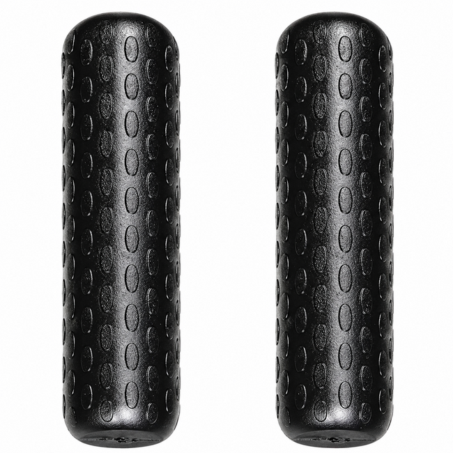 Herrmans Ergonomische fietshandvatten - Zwart - 110 mm - Comfort en grip - Veilig materiaal