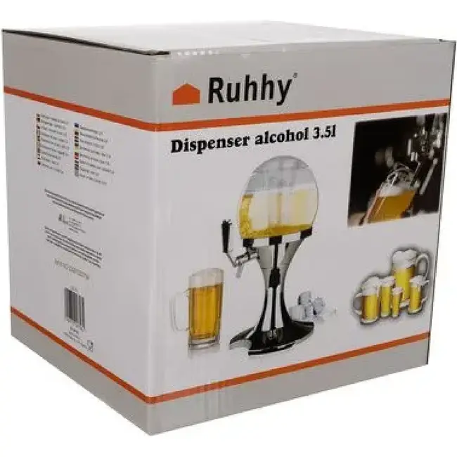 Ruhhy 3,5 Liter Drankdispenser: Perfect voor Feesten en Bijeenkomsten