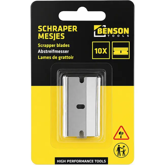 Benson Reserve mesjes - 40 mm - voor verf- en glasschrapers - 10 stuks