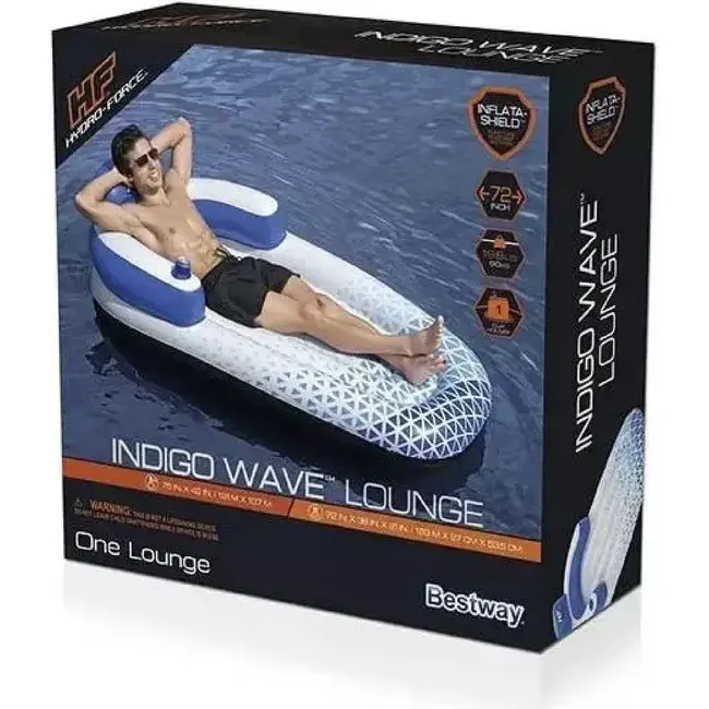 Bestway Opblaasbare Luchtmatras met Rugleuning - Luxe en Comfort in het Water