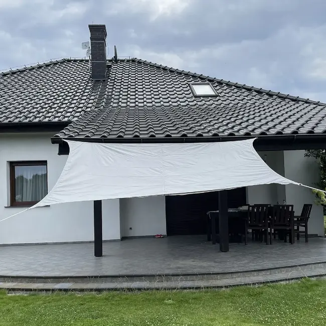 Gardlov Grijs Zonneschermzeil 3x2m - Compact en Effectief tegen UV-stralen