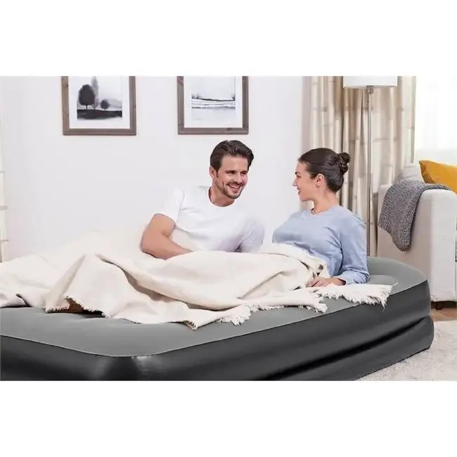 Bestway Tweepersoons Luchtmatras met Pomp 203x152x46 cm - Snel Opgeblazen Comfort