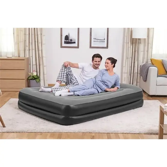 Bestway Tweepersoons Luchtmatras met Pomp 203x152x46 cm - Snel Opgeblazen Comfort