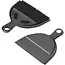ProPlus Compacte stoffer en blik set - 17 x 19,5 cm - Grijs/Zwart - Ideaal voor kamperen