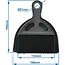 ProPlus Compacte stoffer en blik set - 17 x 19,5 cm - Grijs/Zwart - Ideaal voor kamperen