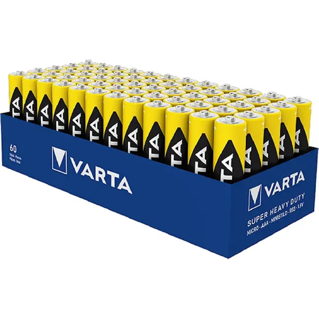 Varta Superlife batterijen - koolzink - AAA - 1,5 Volt - 2 stuks