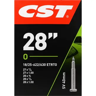 CST Binnenband 28 inch - Naadloos - Frans ventiel 40 mm - Duurzaam rubber