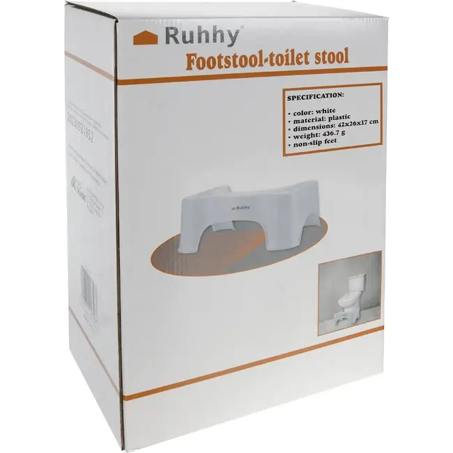 Ruhhy Toiletvoetenbankje - Ergonomische Hulp voor Gezonde Stoelgang