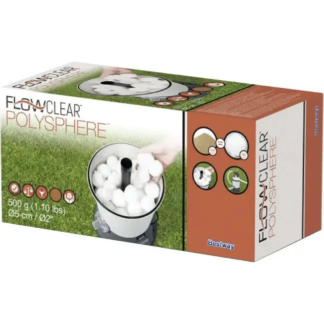 Bestway Filtratieballen voor Zandfilters - Licht en Efficiënt - Vervangt 18 kg Zand