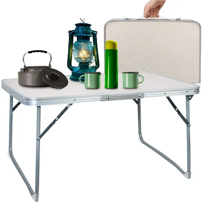 Trizand Opvouwbare Campingtafel – Lichtgewicht & Weerbestendig – 60x40 cm